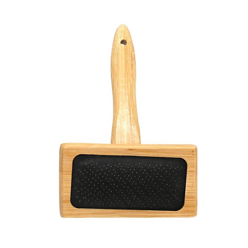 wooden pet grooming brush