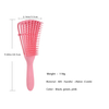 Flexible Bristle Curly Hair Brush Detangling Brush 3 Color Scalp Massager Detangling Brush For Curly Hair Supplier