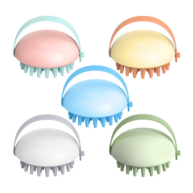 Scalp Massage Dandruff Bath Shower Soft Silicone Shampoo Hair Brush Factory