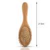 Square Large Scalp Massage Wooden Paddle Bamboo Hair Brush factory