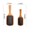 Customize Square Large Scalp Massage Wooden Paddle Brush factory