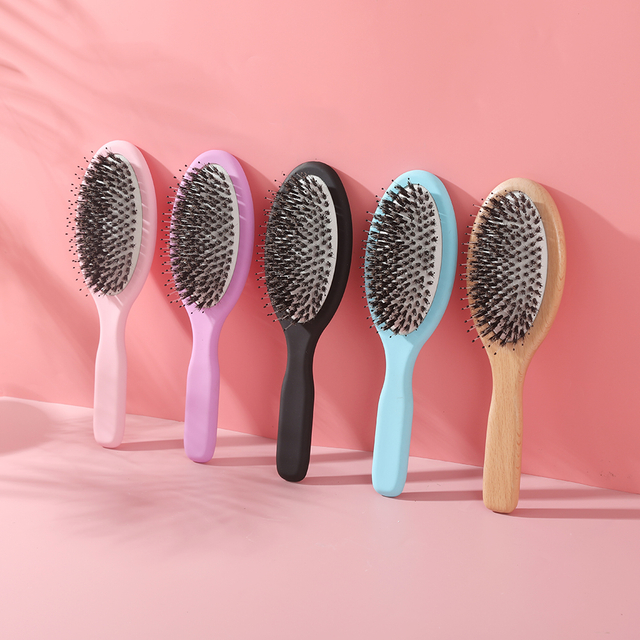 Hot selling salon detangling air cushion brush extension wig hair brush metal bristle wholesale for man and woman 