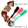 Flexible Bristle Curly Hair Brush Detangling Brush 3 Color Scalp Massager Detangling Brush For Curly Hair Supplier