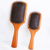 Customize Square Large Scalp Massage Wooden Paddle Brush factory