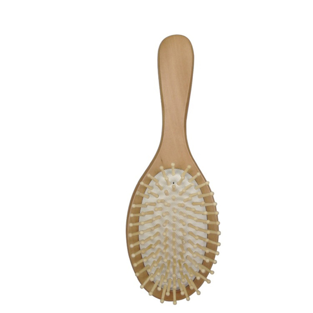 Wooden Cuticle Massaging Paddle Hairbrush oem odm factory supplier