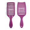 Plastic Anti-static Nylon Quick Dry Curved Vented Hair Brush Manufacturer