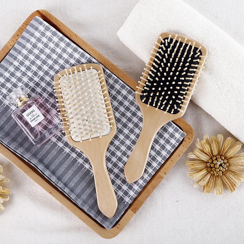 wooden air-cushion comb