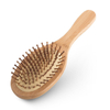 Square Large Scalp Massage Wooden Paddle Bamboo Hair Brush factory