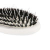 Private Label Natural White Wooden Boar Bristle Hair Brush oem factory 